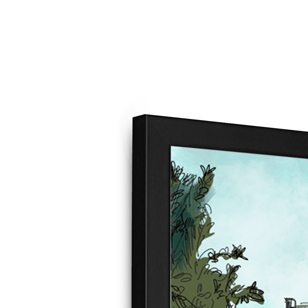 The Castle Viewed From The Vennel Framed Print Essential Edinburgh Framed Print