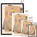 The Devil Framed Print Tarot Cats Framed Print