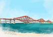 The Forth Bridge Matte Art Print Essential Edinburgh Art Print