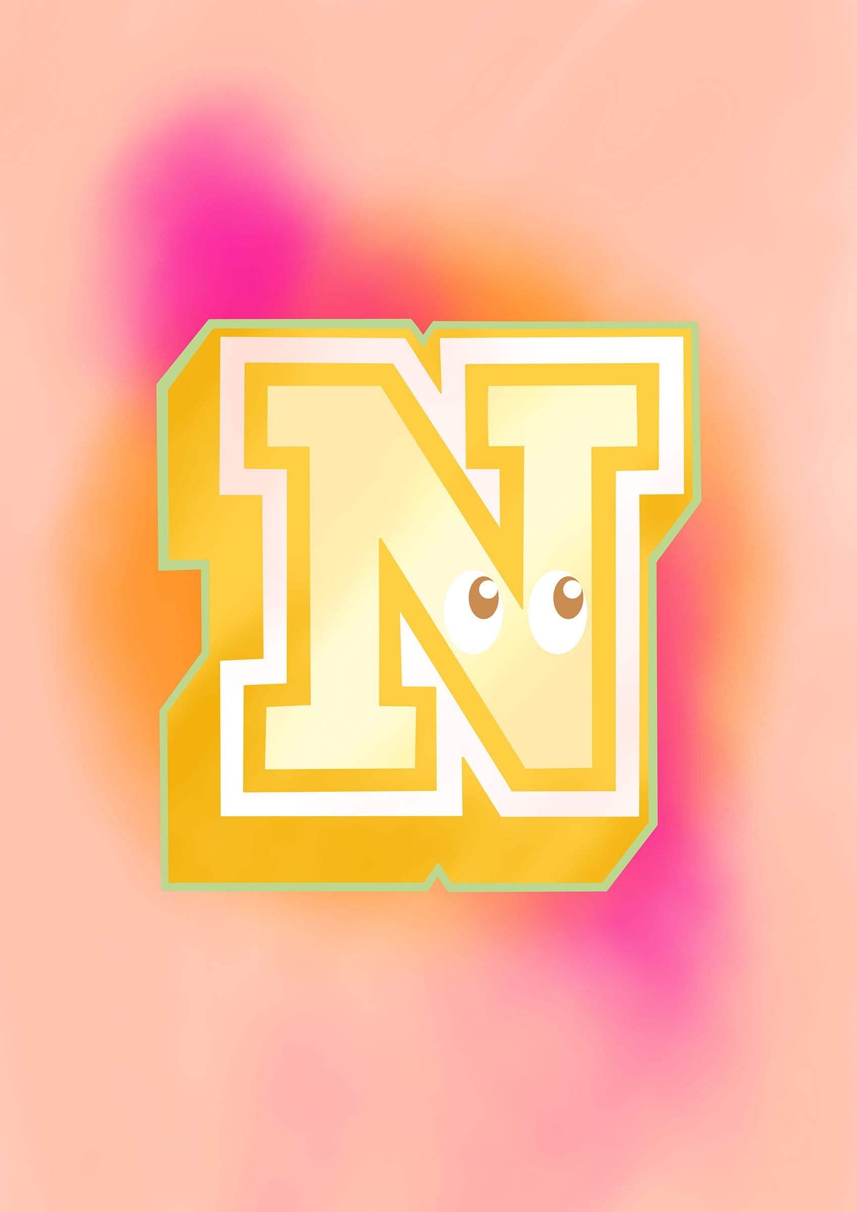 The Jolly Type N Matte Art Print The Jolly Type Art Print