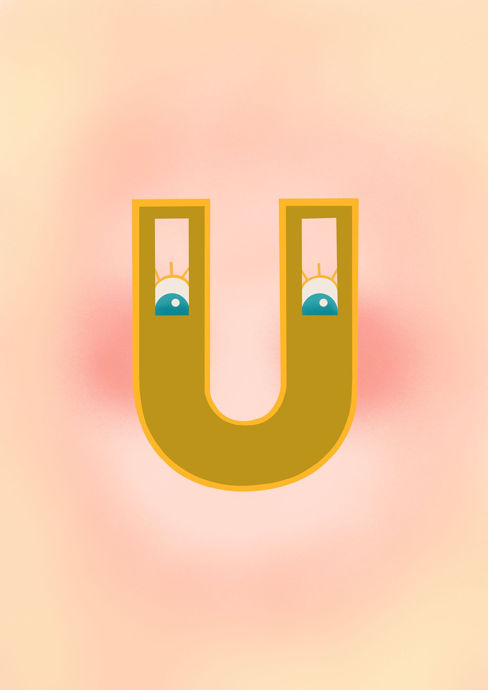 The Jolly Type U Matte Art Print The Jolly Type Art Print