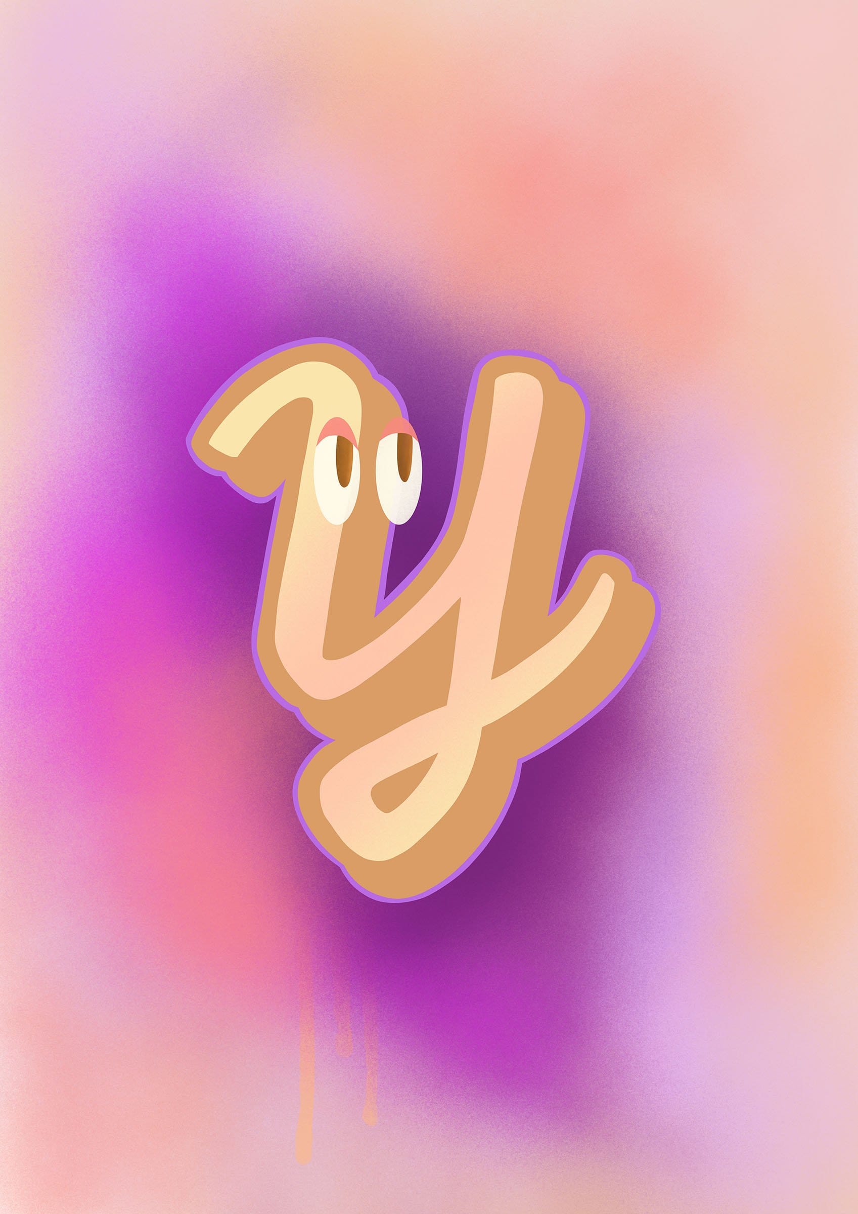 The Jolly Type Y Matte Art Print The Jolly Type Art Print