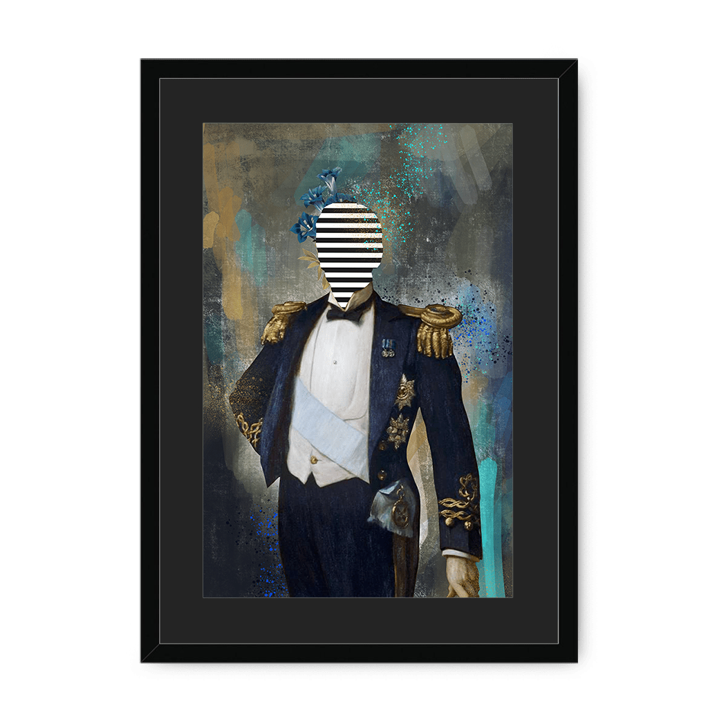 The Duke Framed Print Noblesse Oblige A3 (297 X 420 mm) / Black / Black Mount Framed Print