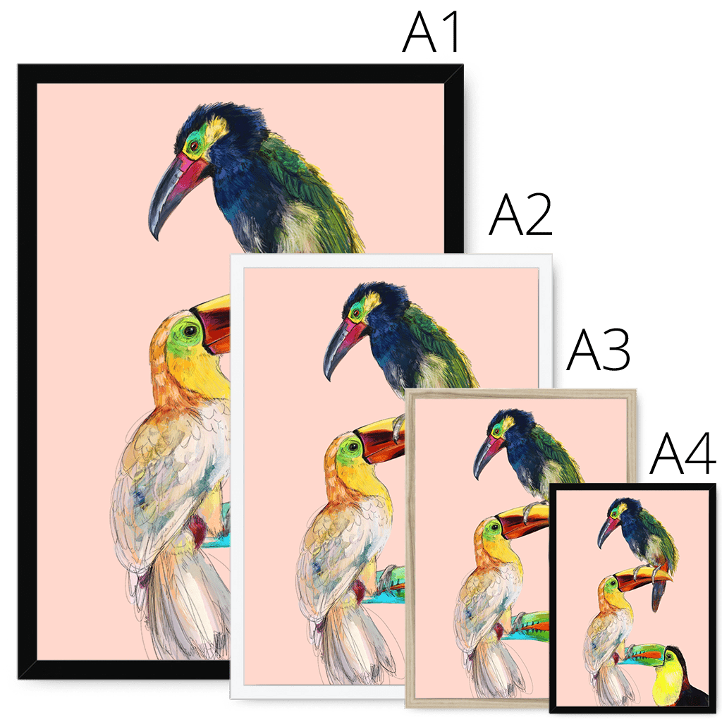Tower Of Toucans Framed Print The Gathering Framed Print