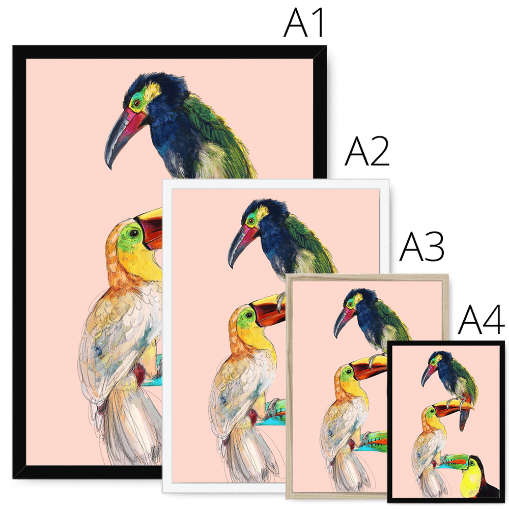 Tower Of Toucans Framed Print The Gathering Framed Print