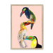 Tower Of Toucans Framed Print The Gathering A3 (297 X 420 mm) / Natural / No Mount (All Art) Framed Print