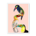 Tower Of Toucans Framed Print The Gathering A3 (297 X 420 mm) / White / No Mount (All Art) Framed Print
