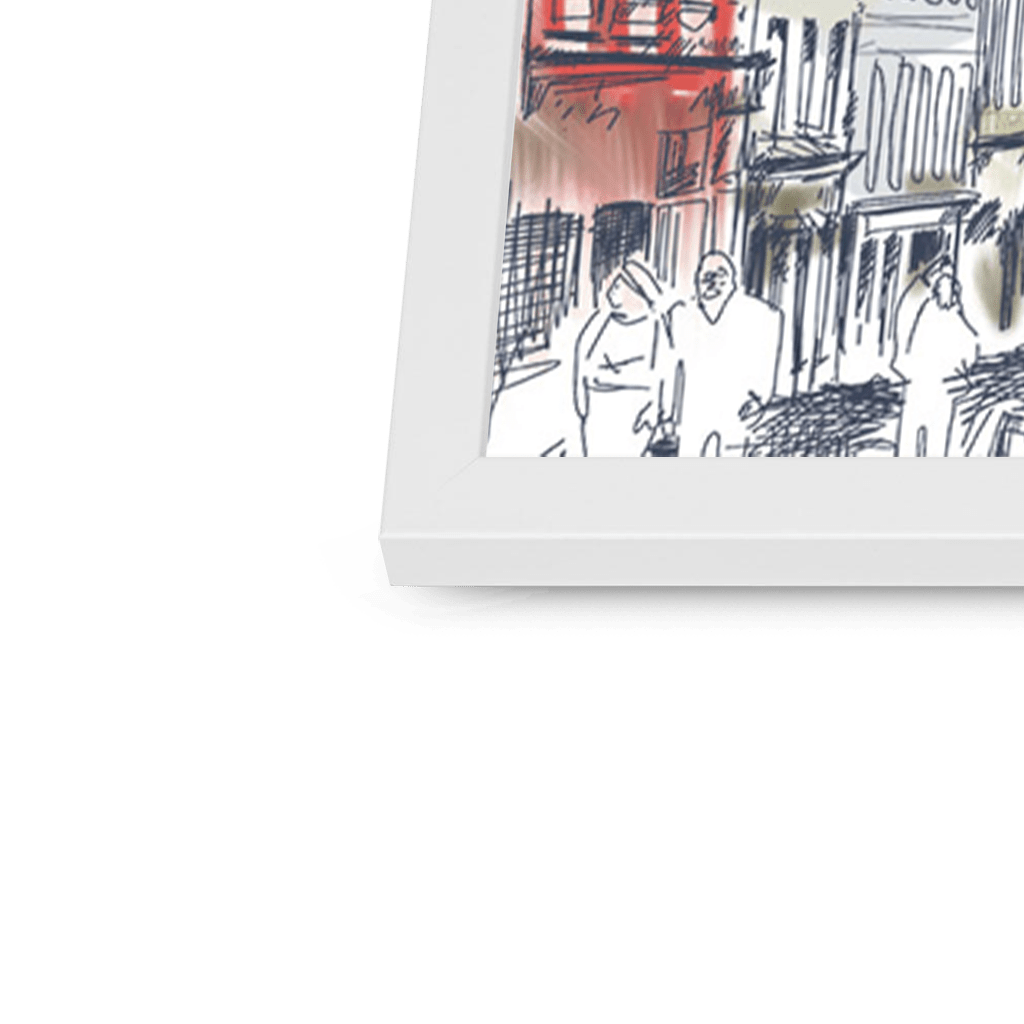 Tron Kirk Royal Mile Framed Print Essential Edinburgh Framed Print