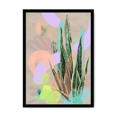 Tropic Pop Framed Print Heat Flares A3 (297 X 420 mm) / Black / No Mount (All Art) Framed Print