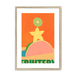 Fruitery Totem Green Framed Print Intercontinental Fruitery A3 (297 X 420 mm) / Natural / White Mount Framed Print