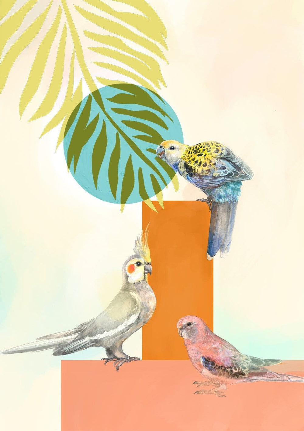 Tropical Pals Matte Art Print The Gathering Art Print