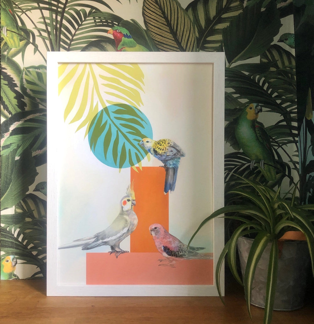 Tropical Pals Matte Art Print The Gathering Art Print