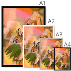 Tufted Whimsy Framed Print Pawky Paws Framed Print