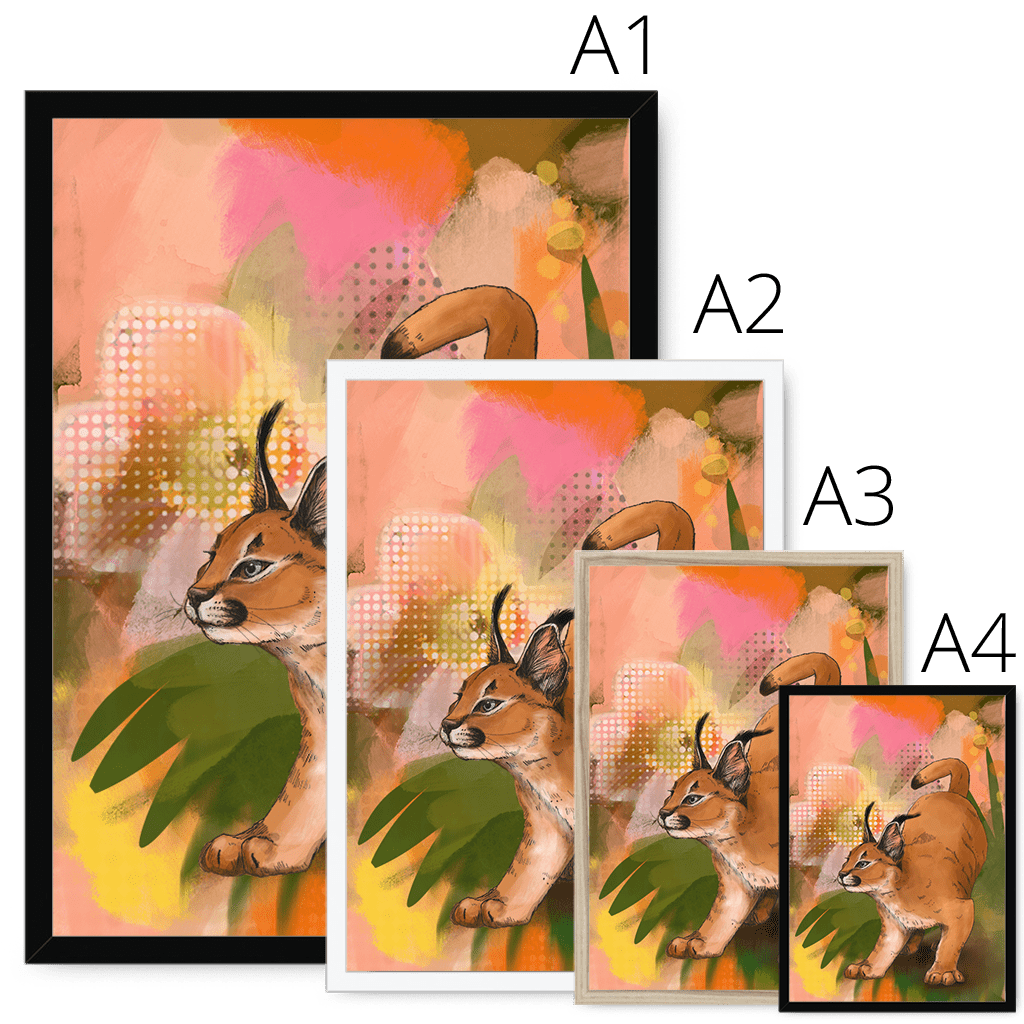 Tufted Whimsy Framed Print Pawky Paws Framed Print