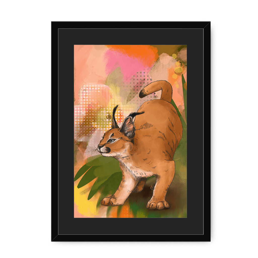 Tufted Whimsy Framed Print Pawky Paws A3 (297 X 420 mm) / Black / Black Mount Framed Print