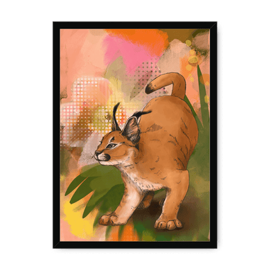 Tufted Whimsy Framed Print Pawky Paws A3 (297 X 420 mm) / Black / No Mount (All Art) Framed Print