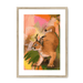 Tufted Whimsy Framed Print Pawky Paws A3 (297 X 420 mm) / Natural / White Mount Framed Print