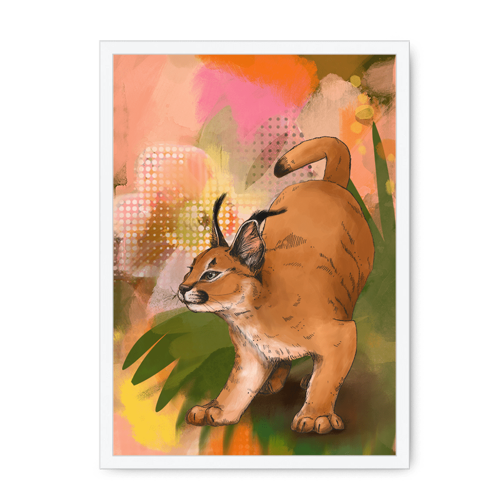 Tufted Whimsy Framed Print Pawky Paws A3 (297 X 420 mm) / White / No Mount (All Art) Framed Print