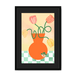 Tulips In Orange Framed Print Happy Stems A3 (297 X 420 mm) / Black / Black Mount Framed Print