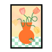 Tulips In Orange Framed Print Happy Stems A3 (297 X 420 mm) / Black / No Mount (All Art) Framed Print