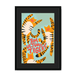 Tumultuous Tigers Framed Print Food Fur & Feathers A3 (297 X 420 mm) / Black / Black Mount Framed Print