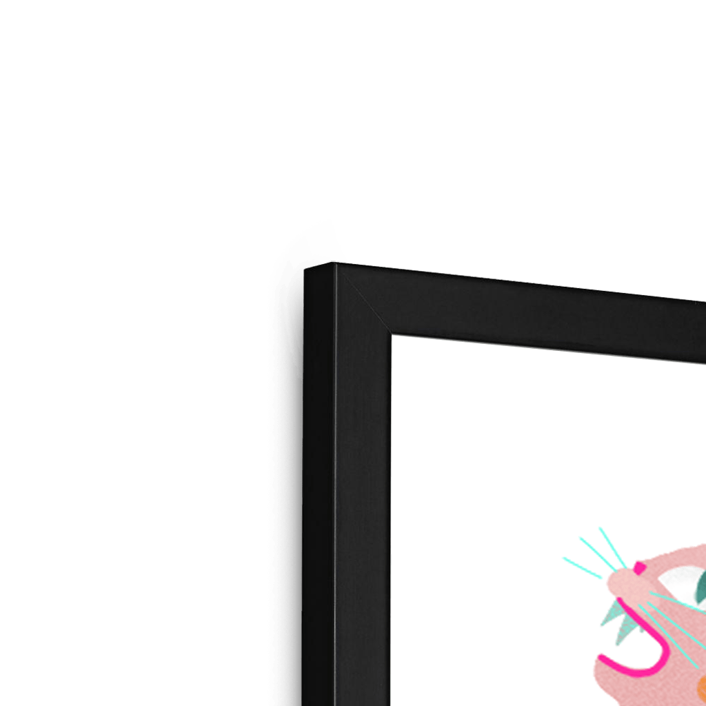 Up The Walls Framed Print 4 Cats Of The Quarantine Framed Print