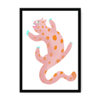 Up The Walls Framed Print 4 Cats Of The Quarantine A3 (297 X 420 mm) / Black / No Mount (All Art) Framed Print