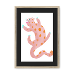 Up The Walls Framed Print 4 Cats Of The Quarantine A3 (297 X 420 mm) / Natural / Black Mount Framed Print