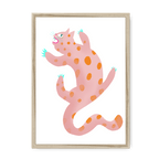 Up The Walls Framed Print 4 Cats Of The Quarantine A3 (297 X 420 mm) / Natural / No Mount (All Art) Framed Print