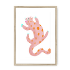 Up The Walls Framed Print 4 Cats Of The Quarantine A3 (297 X 420 mm) / Natural / White Mount Framed Print