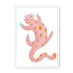 Up The Walls Framed Print 4 Cats Of The Quarantine A3 (297 X 420 mm) / White / No Mount (All Art) Framed Print