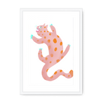 Up The Walls Framed Print 4 Cats Of The Quarantine A3 (297 X 420 mm) / White / White Mount Framed Print