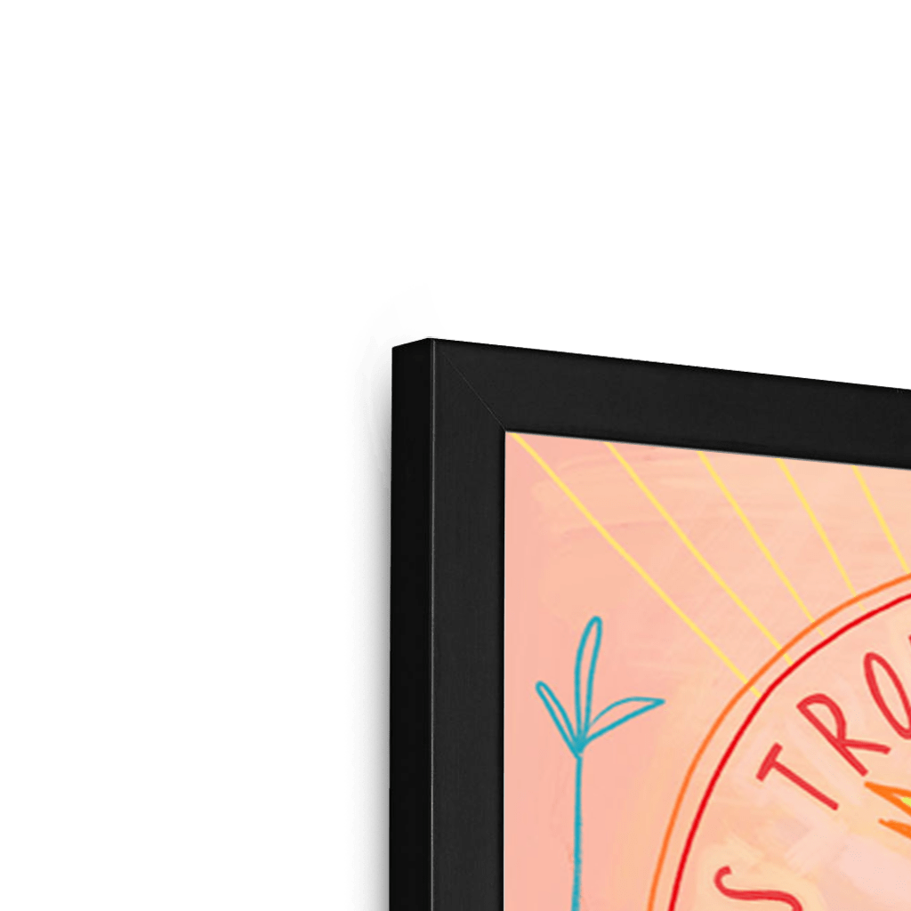 Vacances Tropicales Framed Print Aventures Des Créatures Framed Print