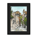 The Castle Viewed From The Vennel Framed Print Essential Edinburgh A3 (297 X 420 mm) / Black / Black Mount Framed Print