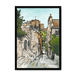 The Castle Viewed From The Vennel Framed Print Essential Edinburgh A3 (297 X 420 mm) / Black / No Mount (All Art) Framed Print