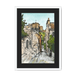 The Castle Viewed From The Vennel Framed Print Essential Edinburgh A3 (297 X 420 mm) / White / Black Mount Framed Print