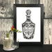 Vermoth Matte Art Print Potion & Poison Bottles Art Print