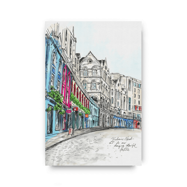 Victoria Street Edinburgh Canvas Print Essential Edinburgh Canvas Print