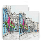 Victoria Street Edinburgh Canvas Print Essential Edinburgh Canvas Print
