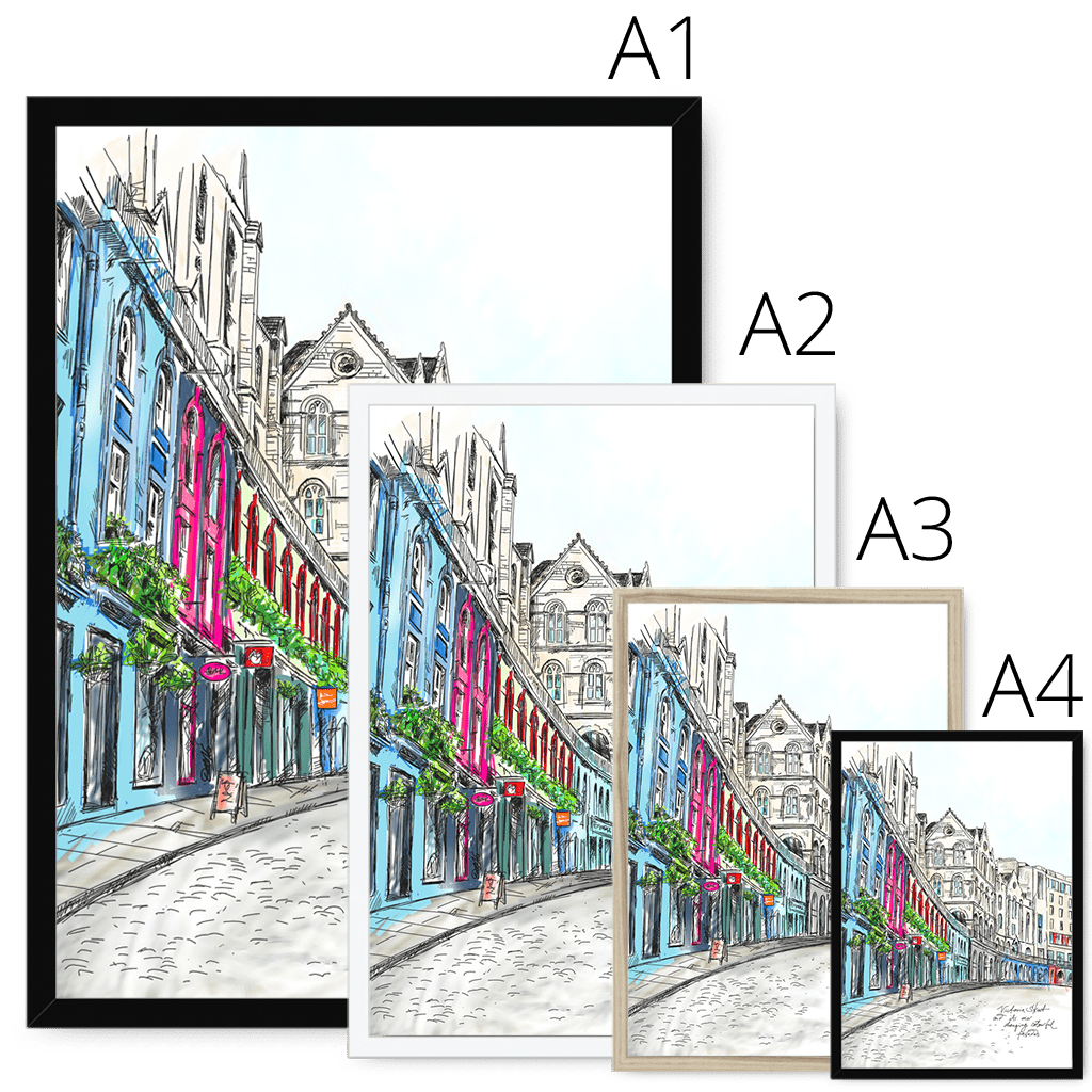 Victoria Street Framed Print Essential Edinburgh Framed Print