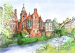 Water Of Leith & Dean Village Matte Art Print Essential Edinburgh Art Print