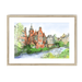 Water Of Leith & Dean Village Framed Print Essential Edinburgh A3 (297 X 420 mm) / Natural / White Mount Framed Print