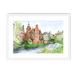 Water Of Leith & Dean Village Framed Print Essential Edinburgh A3 (297 X 420 mm) / White / White Mount Framed Print