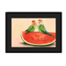 Watermelon Lovebirds Framed Print The Gathering A3 (297 X 420 mm) / Black / Black Mount Framed Print