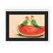Watermelon Lovebirds Framed Print The Gathering A3 (297 X 420 mm) / White / Black Mount Framed Print
