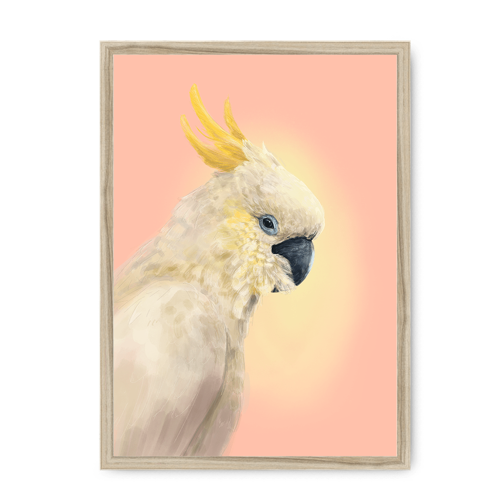CockaTwos White Framed Print CockaTwos A3 (297 X 420 mm) / Natural / No Mount (All Art) Framed Print