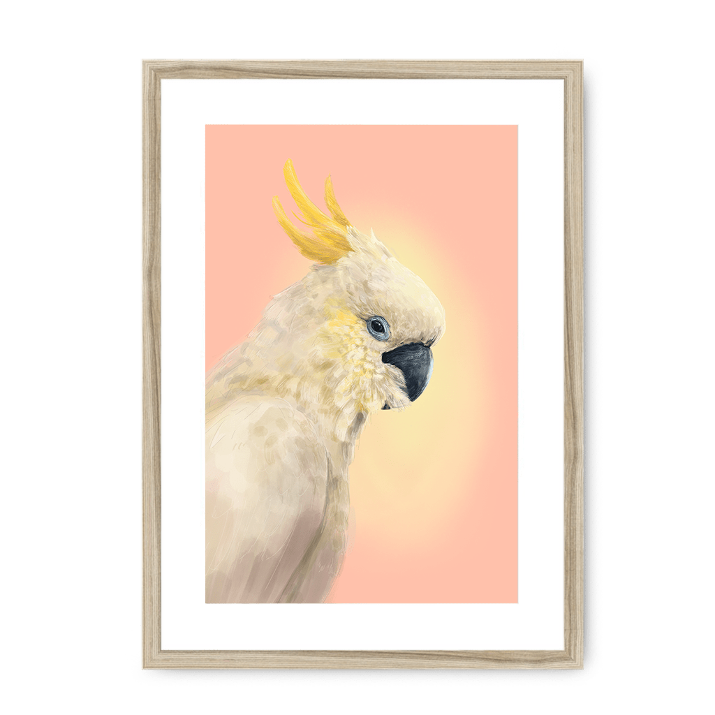 CockaTwos White Framed Print CockaTwos A3 (297 X 420 mm) / Natural / White Mount Framed Print