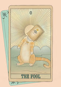 The Fool Art Print Tarot Cats Art Print