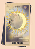 The Moon Art Print Tarot Cats Art Print