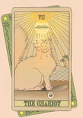 The Chariot Art Print Tarot Cats Art Print